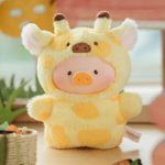 TOYZEROPLUS LuLu the Piggy Animal Party Puppet Show PVC Face Plush - Giraffe